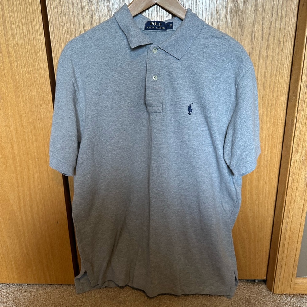 Polo Ralf Lauren - Grey Logo Polo